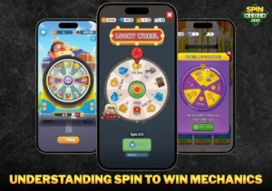 Spin to win mechanics shown across different wheel designs
