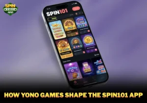 Yono games powering the Spin101 app with engaging slot and spin games