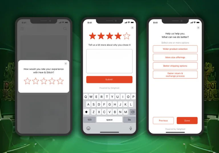 Yono games inspired mobile app feedback and user rating interface