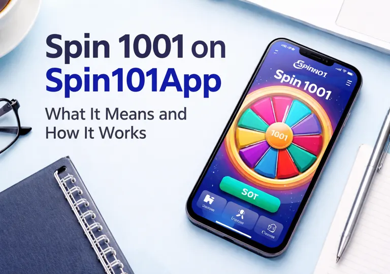 Spin 1001 feature displayed on a mobile phone inside the Spin101App interface