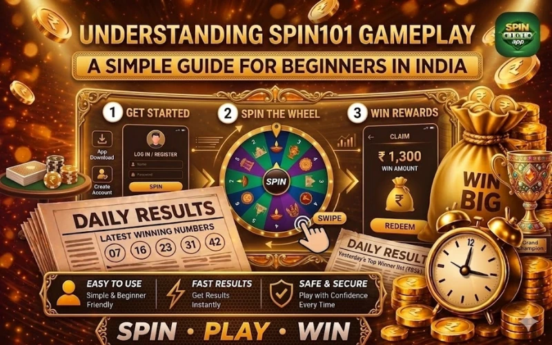 Spin101 gameplay guide 2026 interface with spin wheel and mobile app features for beginners