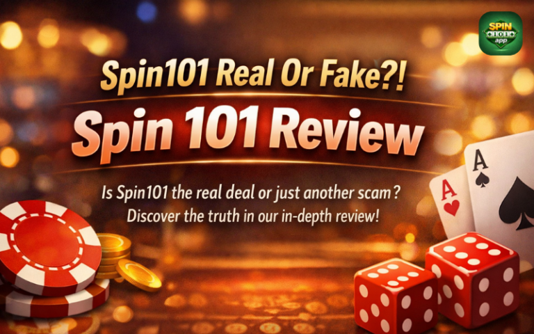 Spin101 app interface showing spin wheel and earning balance